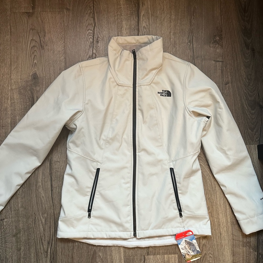NWT Northface windwall womens apex soft shell jacket lunar ice grey size medium